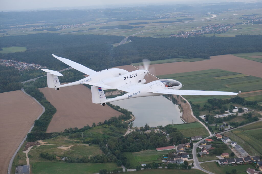 HY2FY's hydrogen-electric ‘HY4’ demonstrator aircraft 